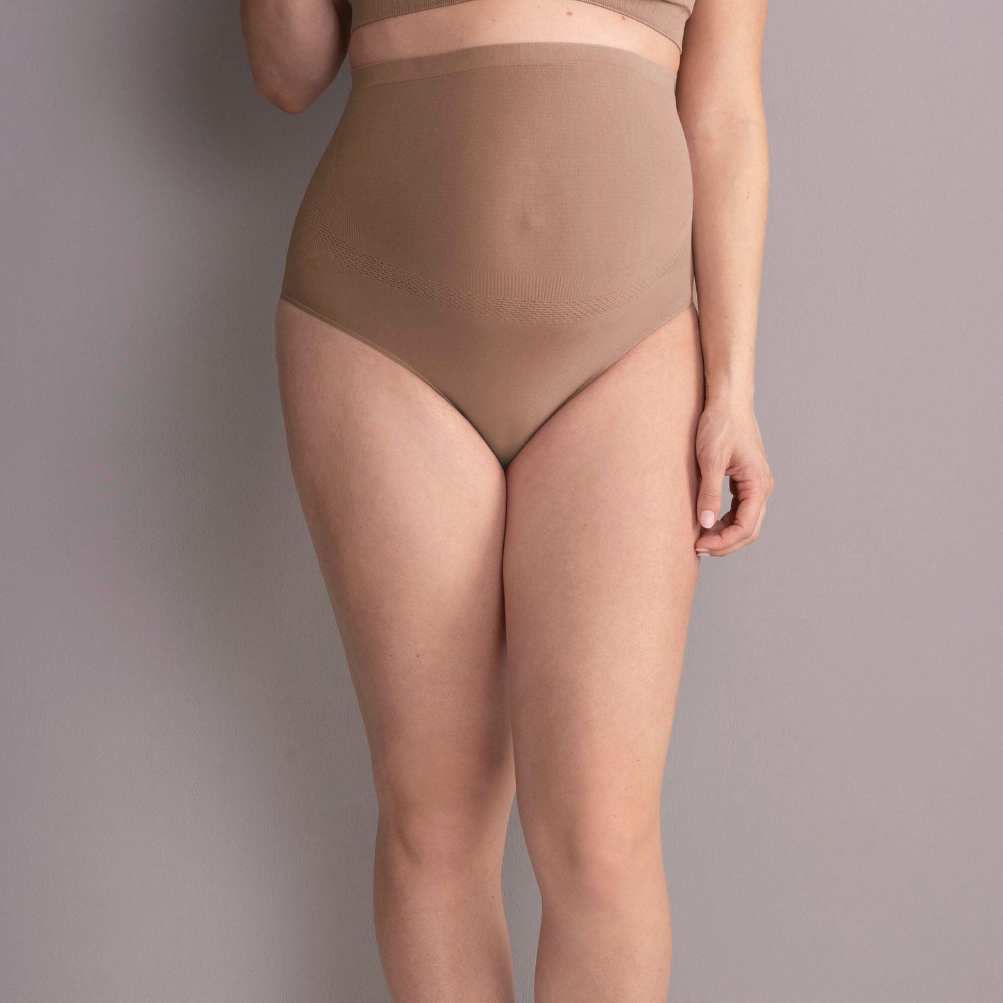 SEAMLESS Schwangerschaftsslip Hoch (Dusty Rose)
