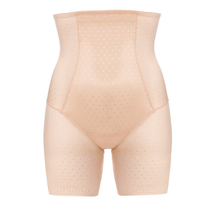 MEGHAN Hohe Miederhose (Biskuit)