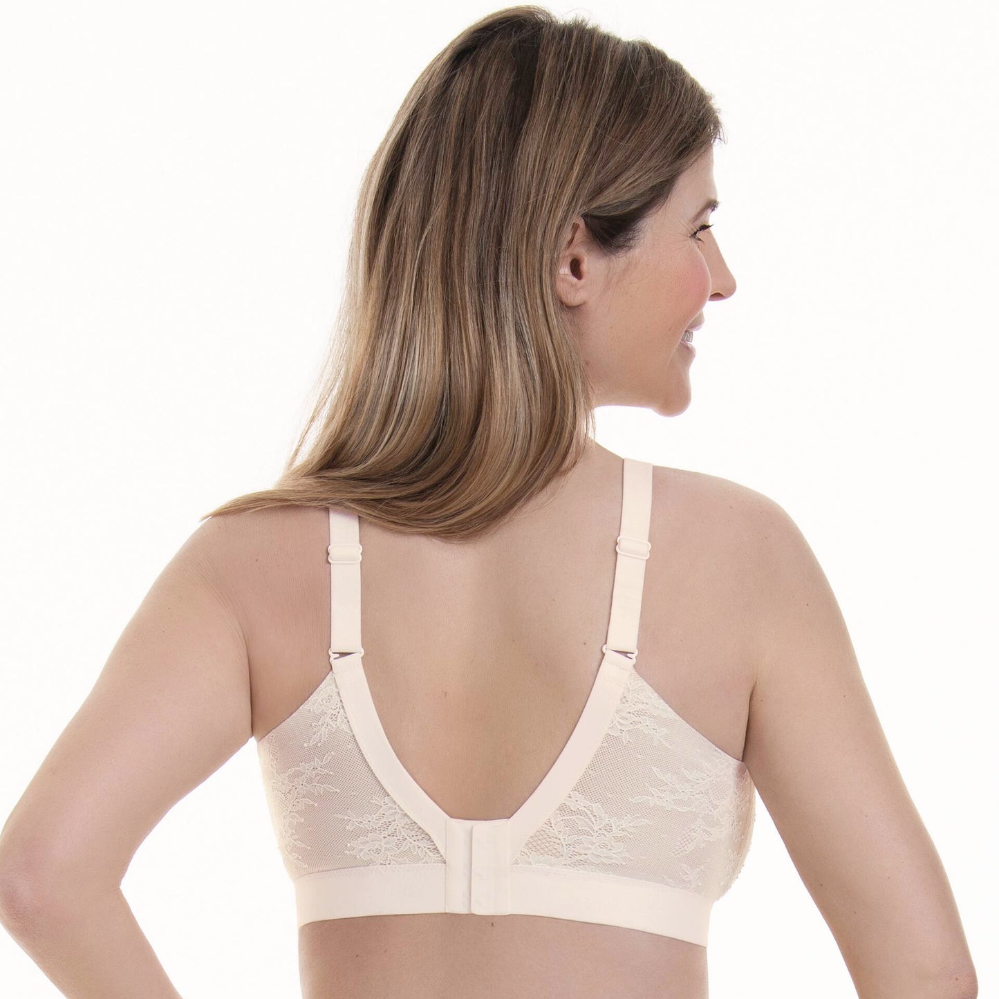 ESSENTIAL LACE Still-BH mit Softschale (Crystal)