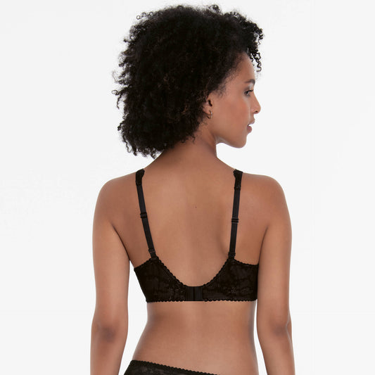 BOBETTE Bügel-BH mit Schale (Schwarz)