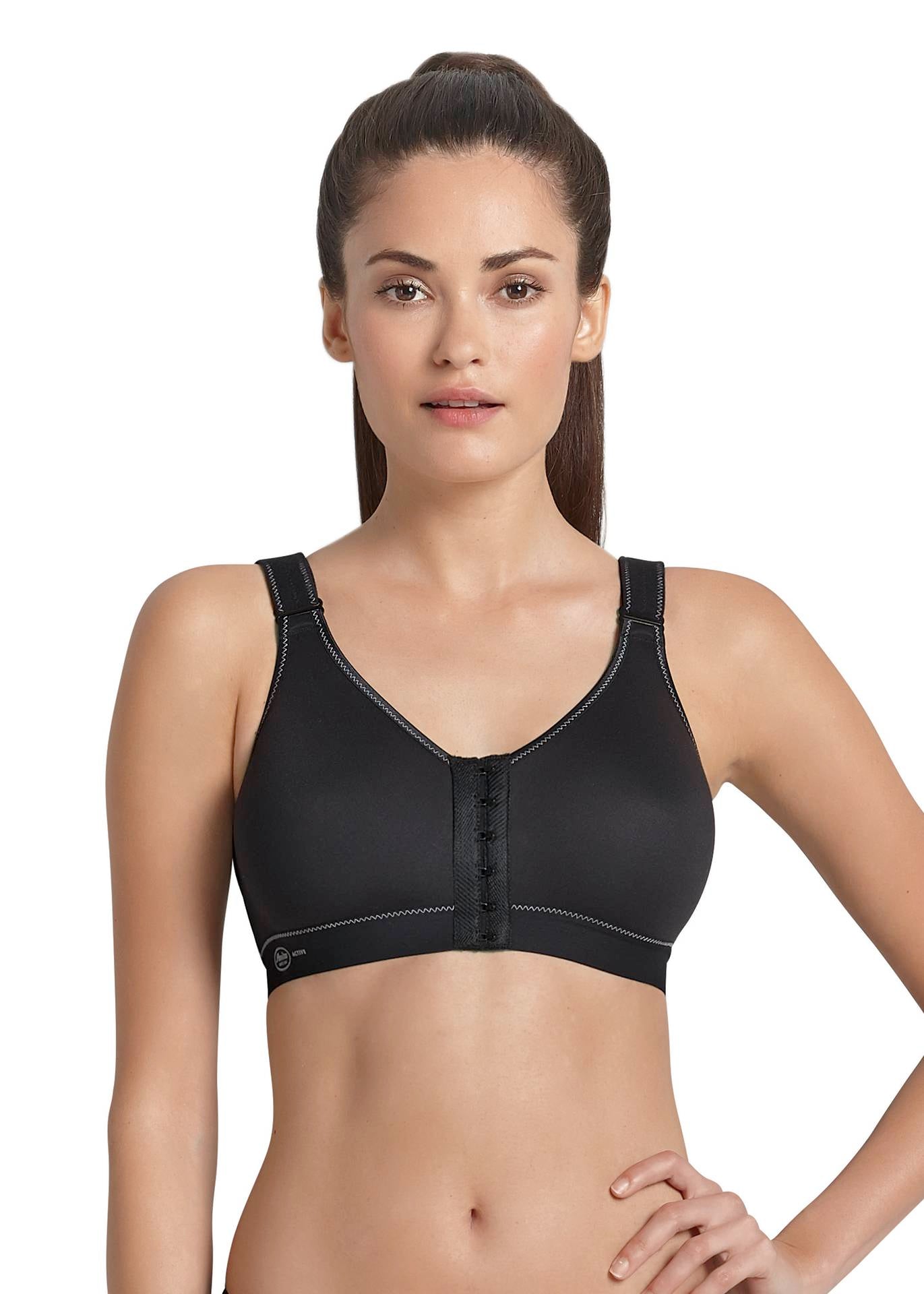 FRONTLINE OPEN Sport-BH (Schwarz)