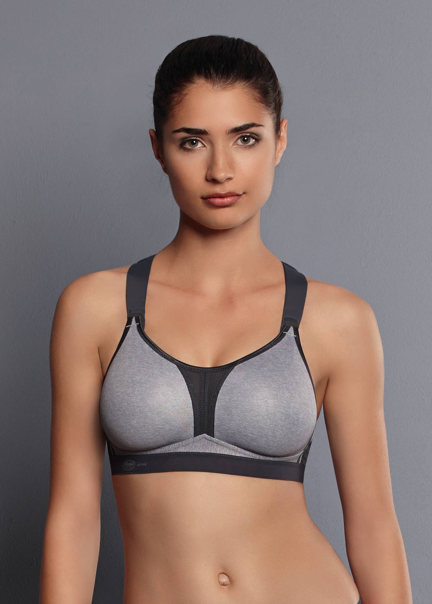 MOMENTUM PRO Sport-BH mit X-R�cken (Heather Grey)