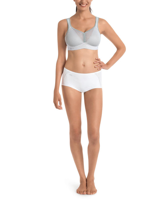 AIR CONTROL DELTAPAD Sport-BH Mit Schale (Weiß)