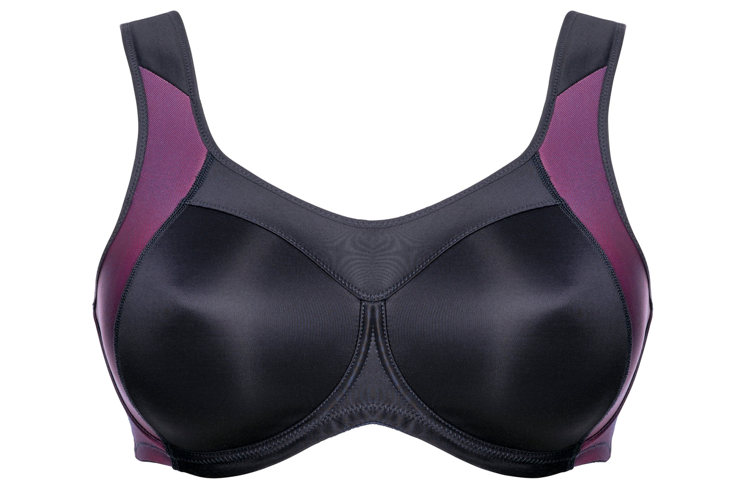 SYDNEY Sport-BH mit Bügel Cup D-L (Marine-Pink)