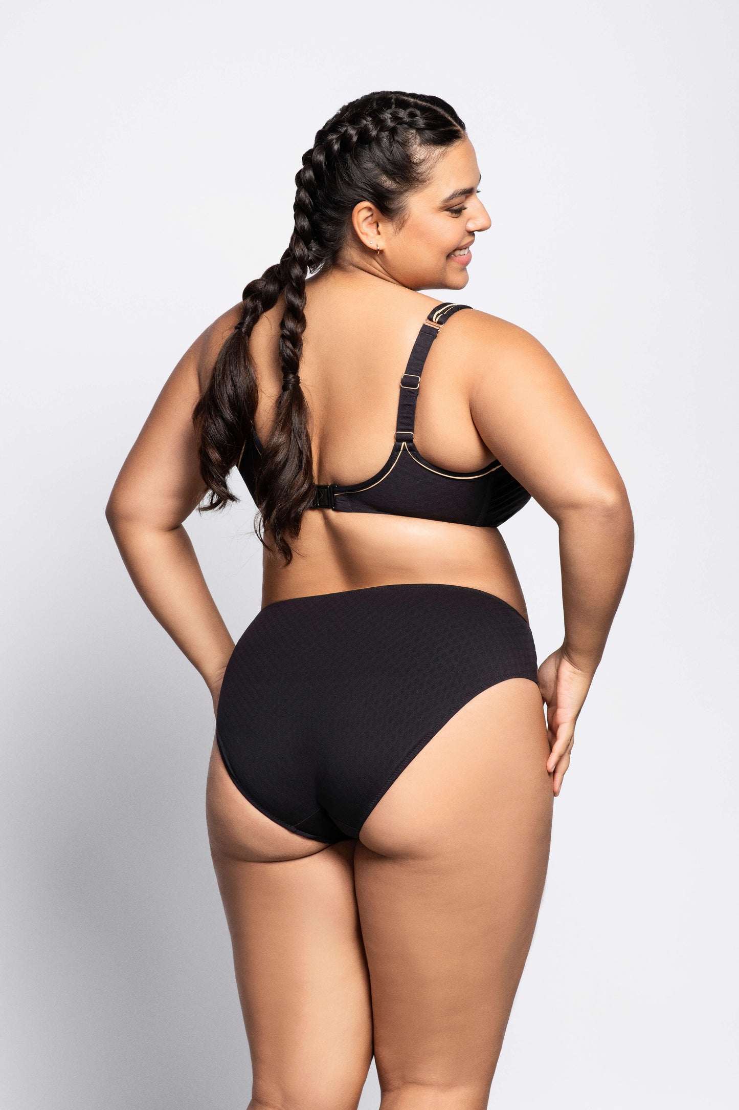 SANSIBAR Bikini mit Bügel (Schwarz)