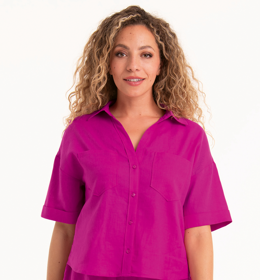 KITTS Strandbluse (Passion Pink)