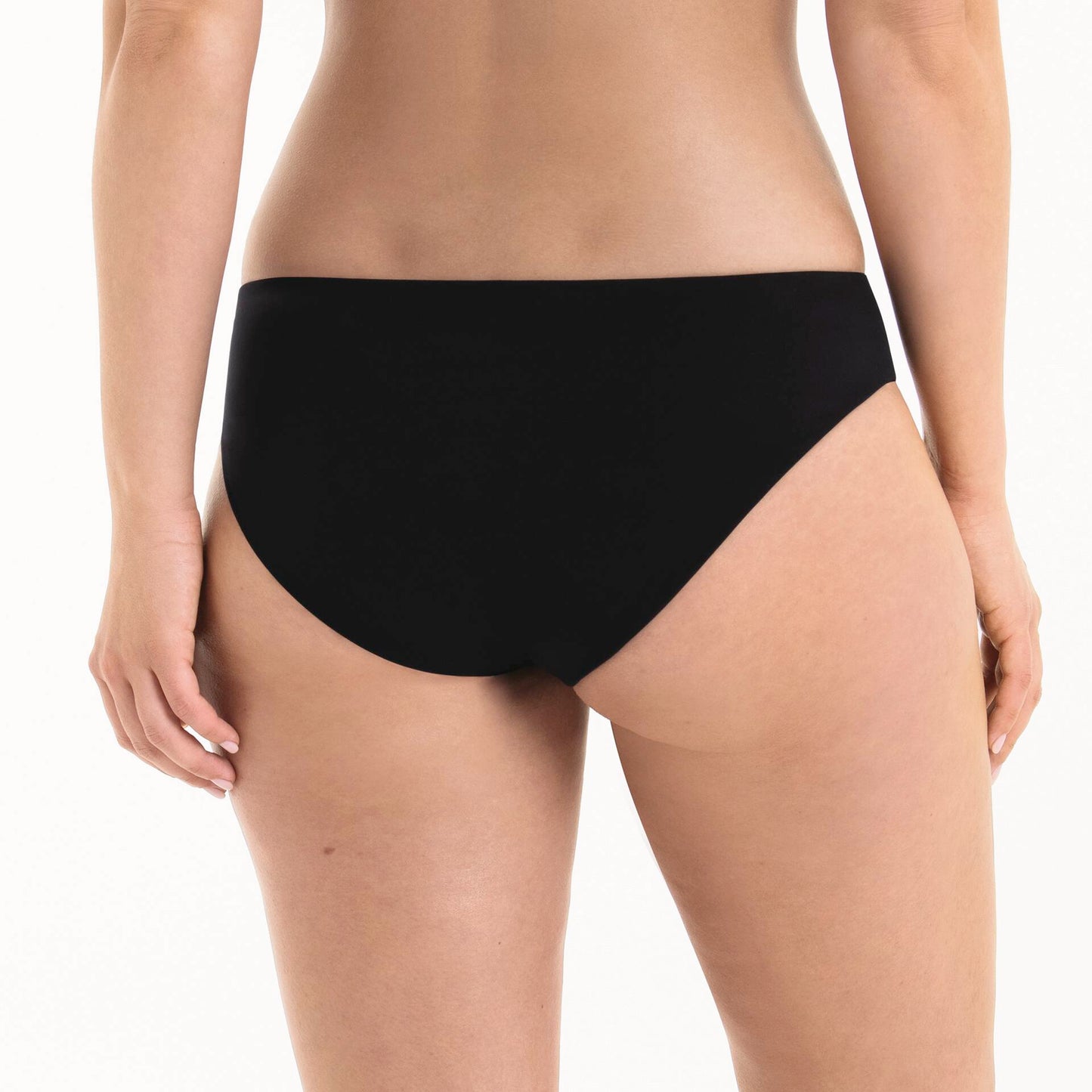 PURE CASUAL Bikini-Hose (Schwarz)