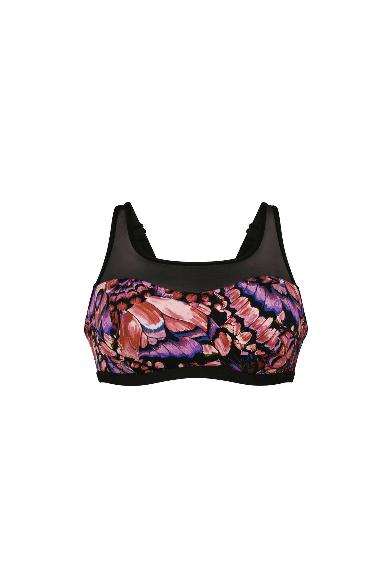 TOLIARA Prothesen-Retro-Bikini-Top (Rosewood)