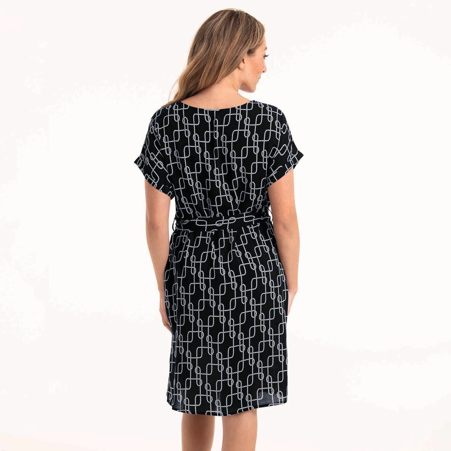 PARMA Badekleid (Schwarz-Weiß)
