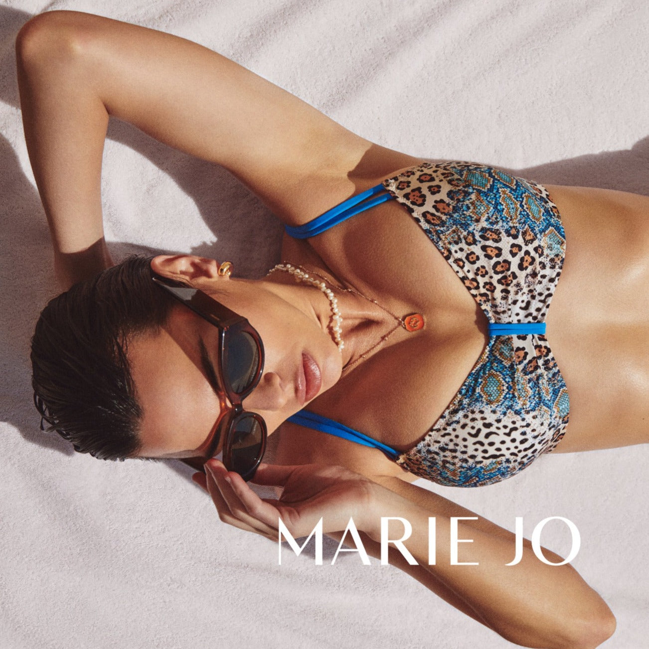 MINORCA Vollschalen Bikini Top (Sunny Cloud)