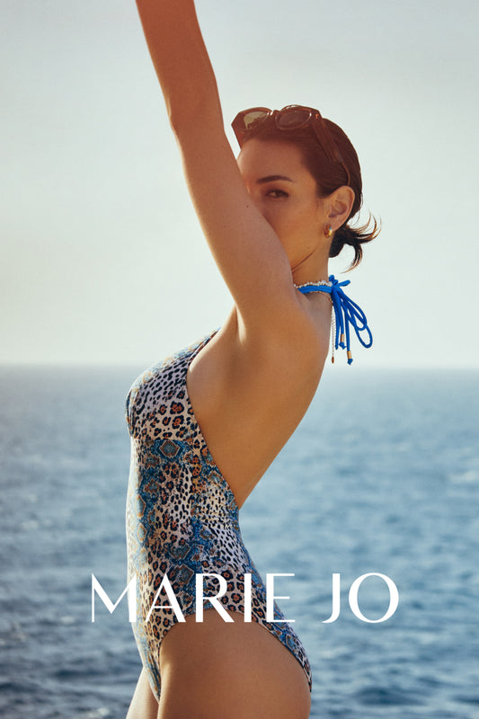 MINORCA Badeanzug Triangel unterlegt (Sunny Cloud)