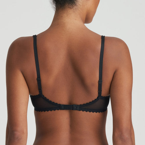 JANE Balconette- BH Horizontale Naht (Schwarz)