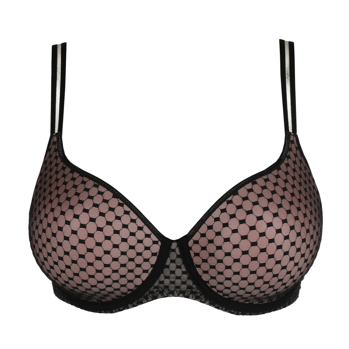 GLASS BEACH BH Herzform (Schwarz)