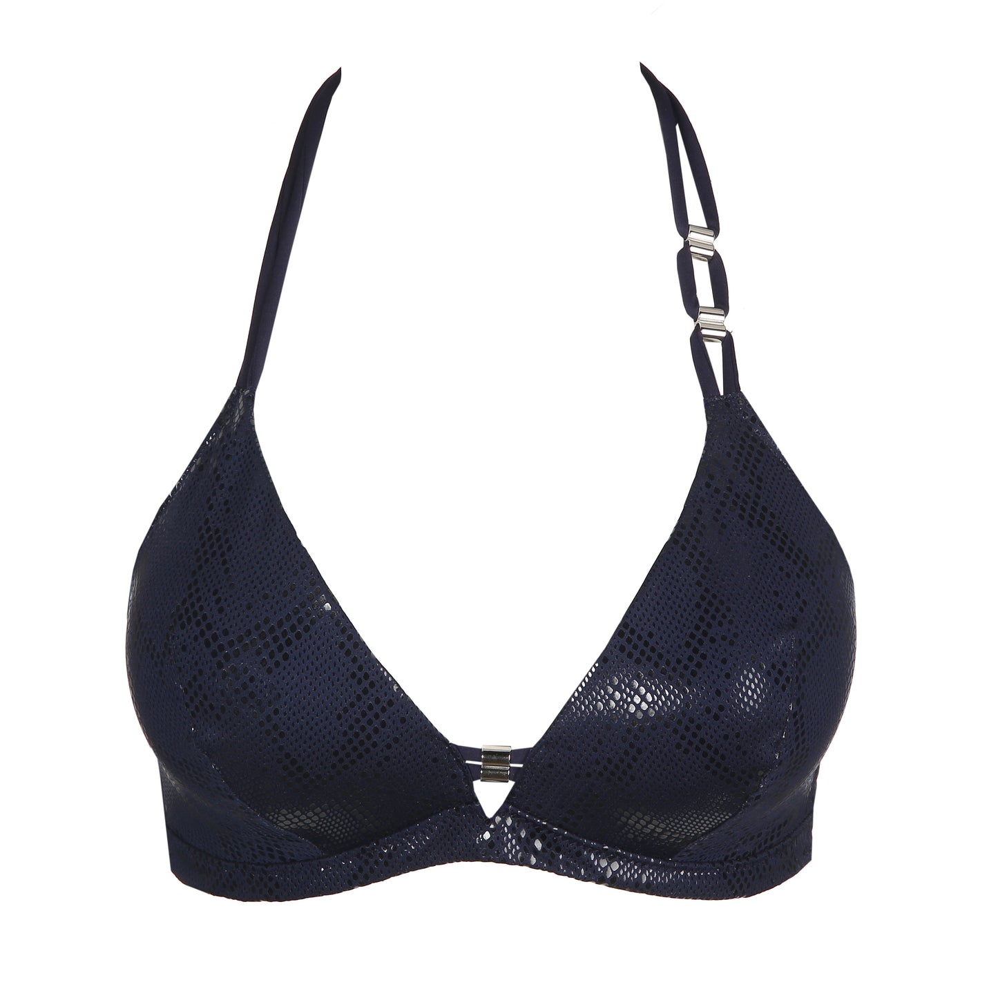SAN DOMINO Triangel Bikini Top Unterlegt (Evening Blue)