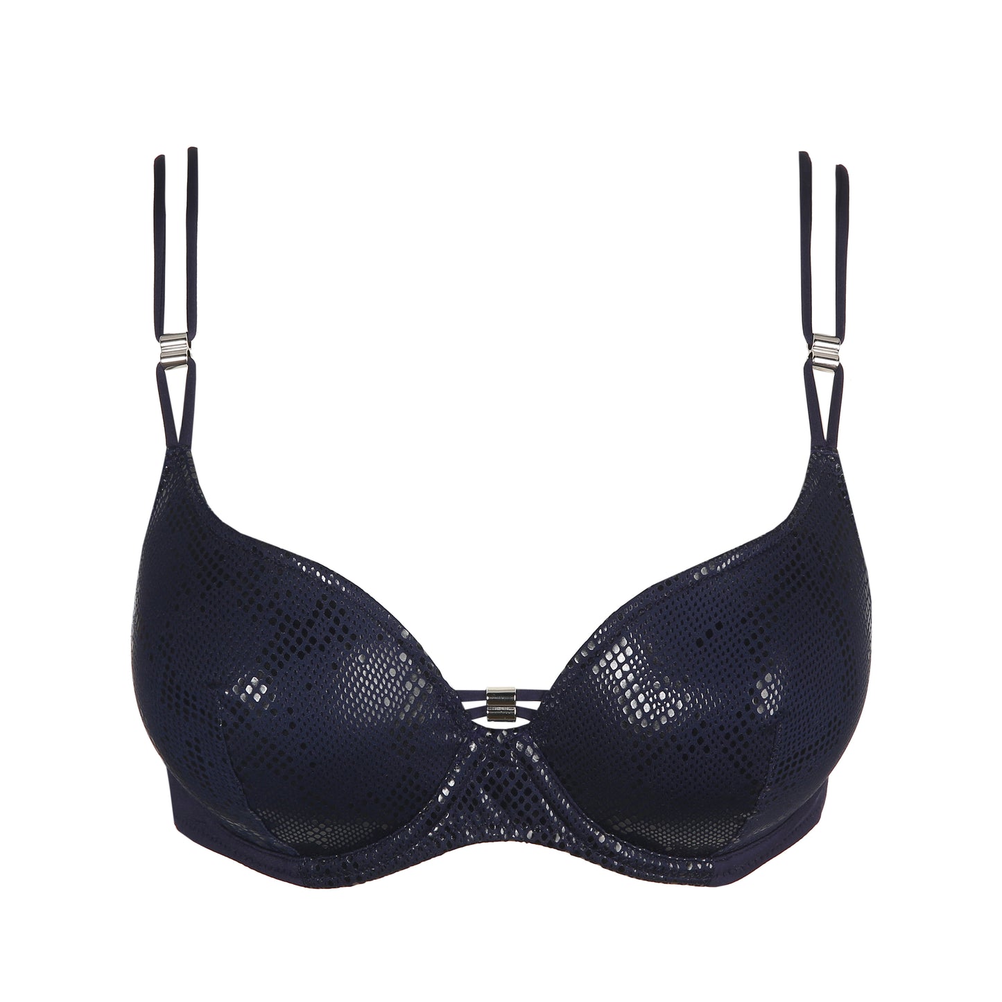 SAN DOMINO Unterlegter Bikini Herzform (Evening Blue)