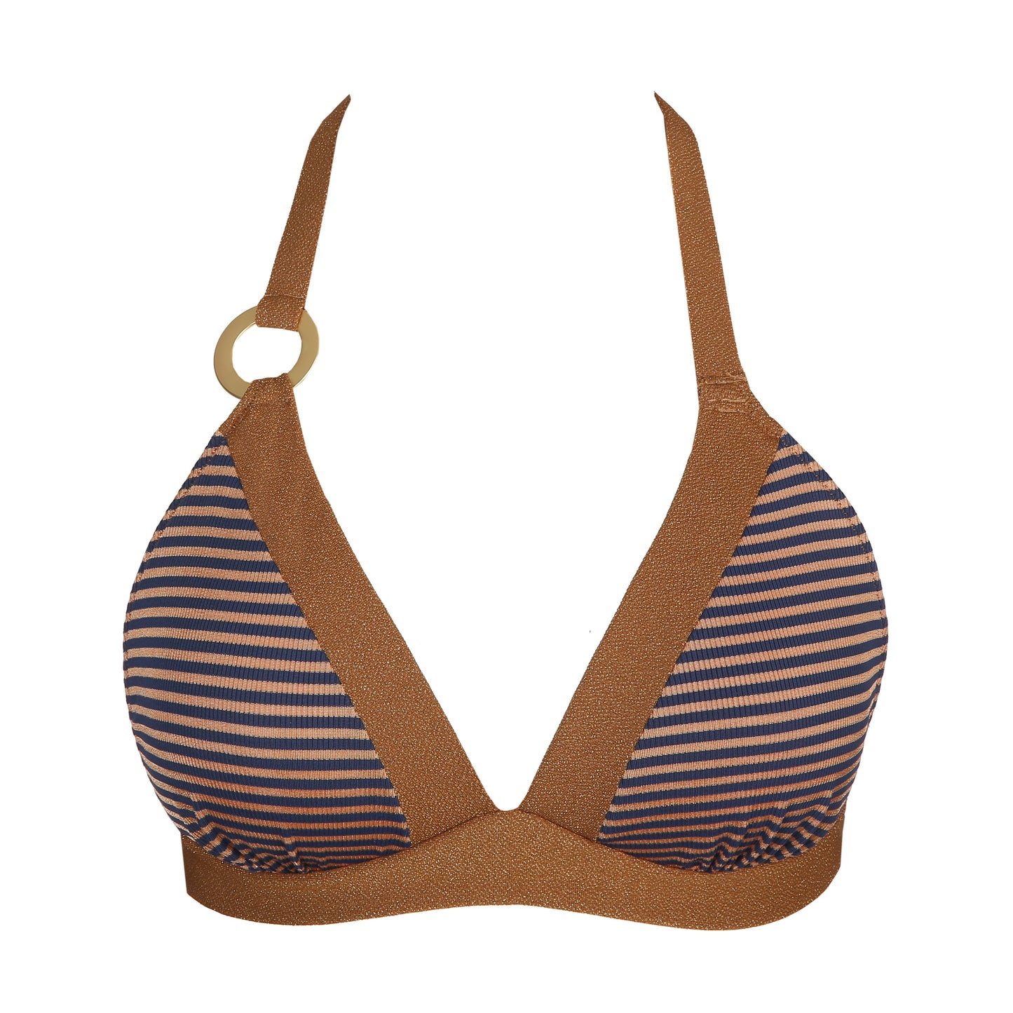 SATURNA Triangel Bikini Top Unterlegt (Ocean Bronze)
