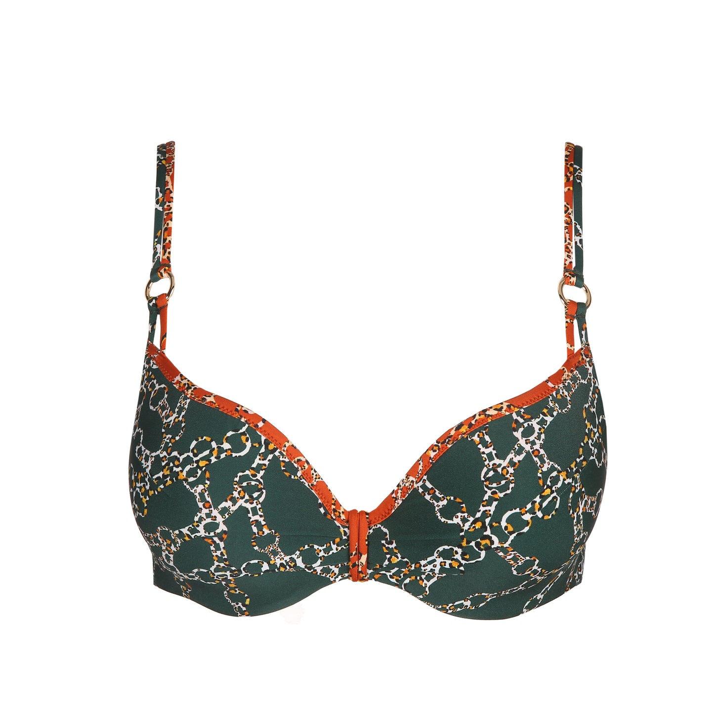 TAZAR Herzform Bikini unterlegt (Malachite)