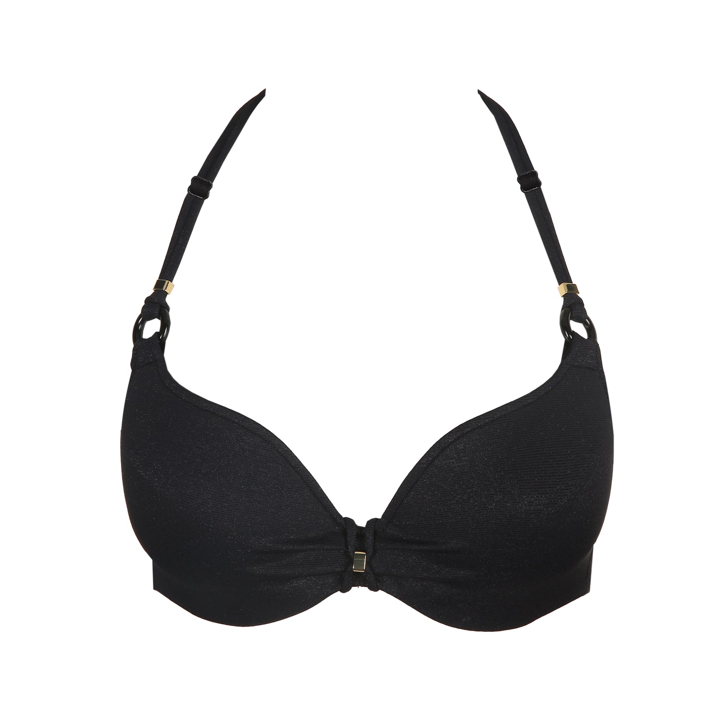 DAHU Herzform Bikini unterlegt (Schwarz)