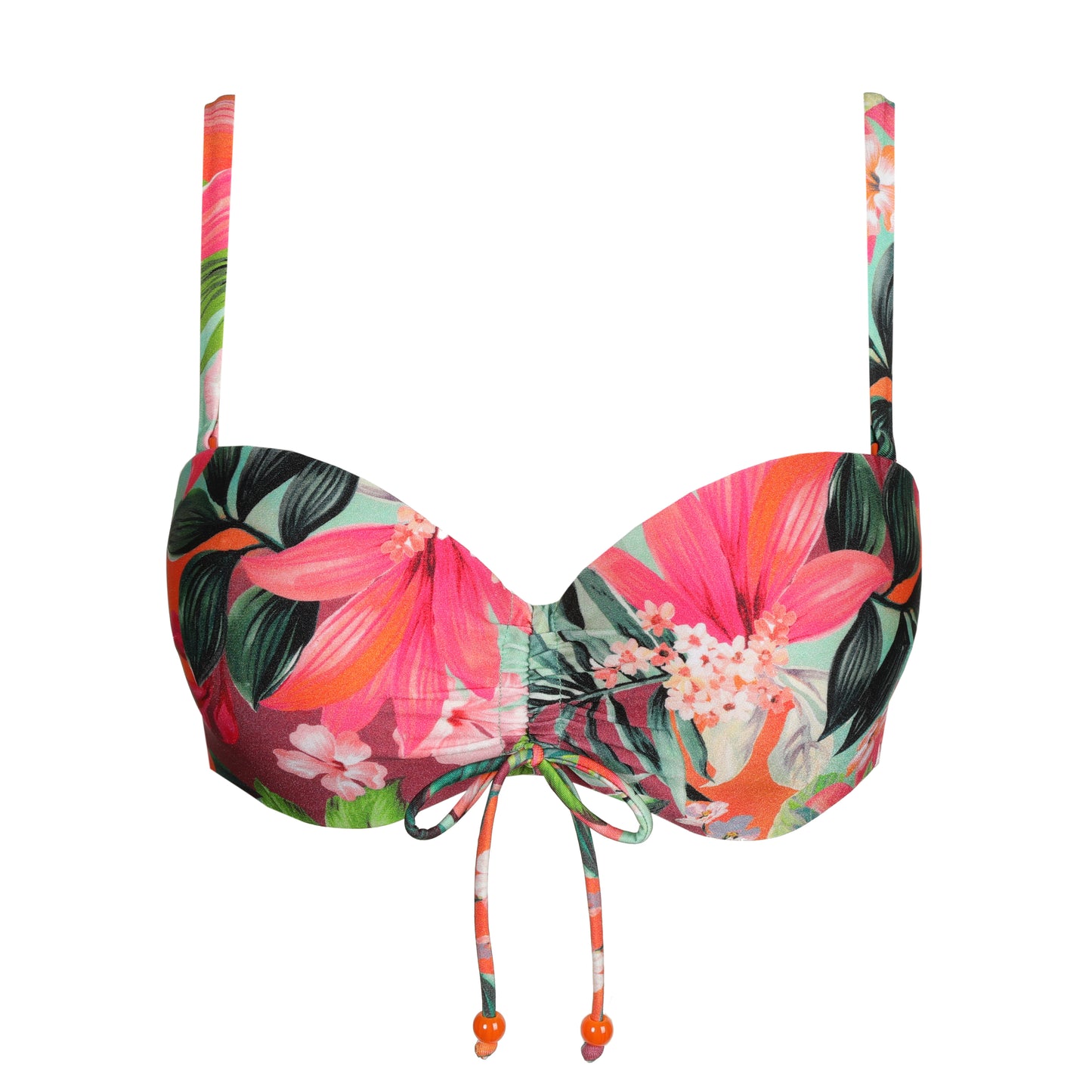 NORMA JEANNE Bikini trägerlos (Tropical Sunset)
