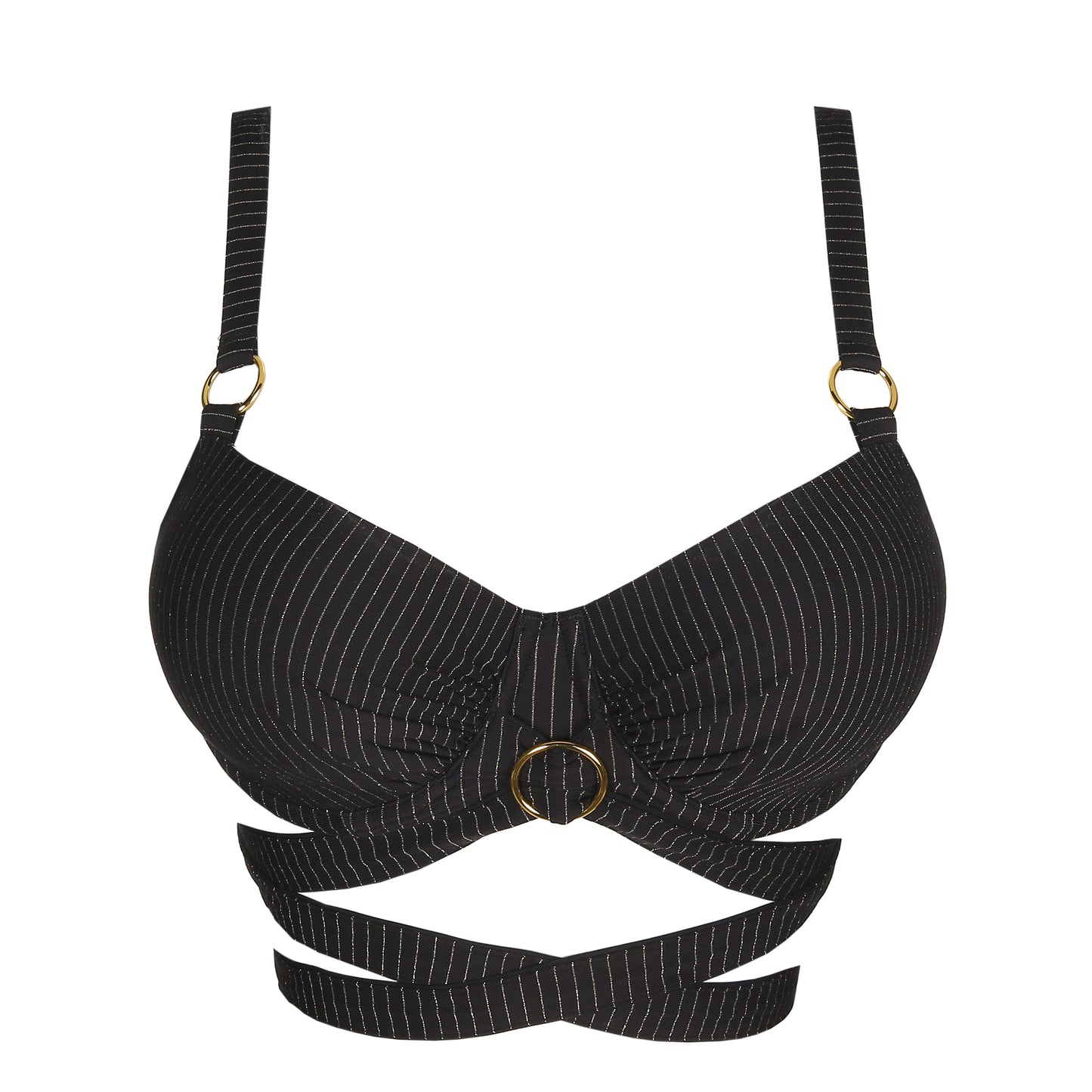 SOLTA Unterlegter Bikini Balconette (Schwarz)