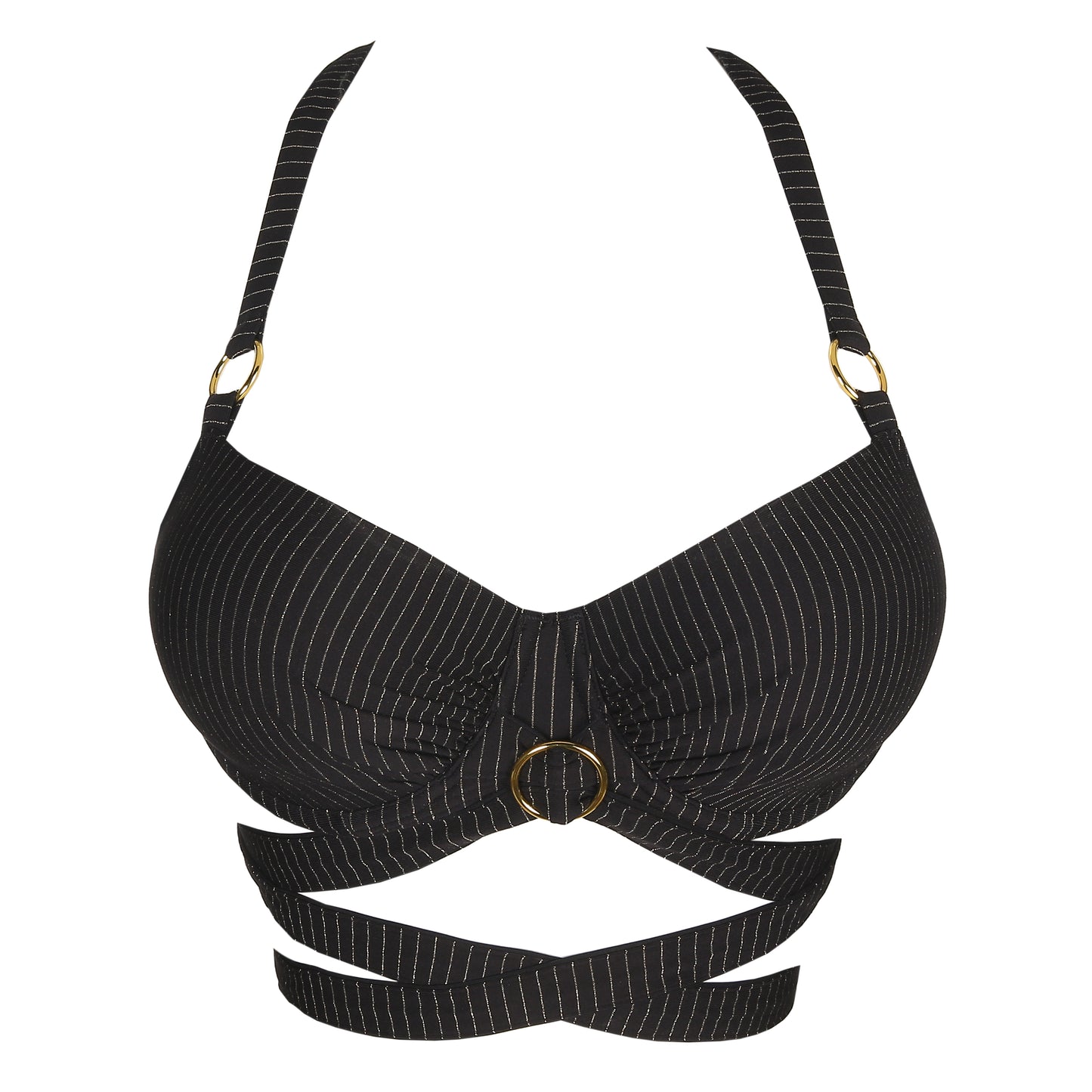 SOLTA Unterlegter Bikini Balconette (Schwarz)