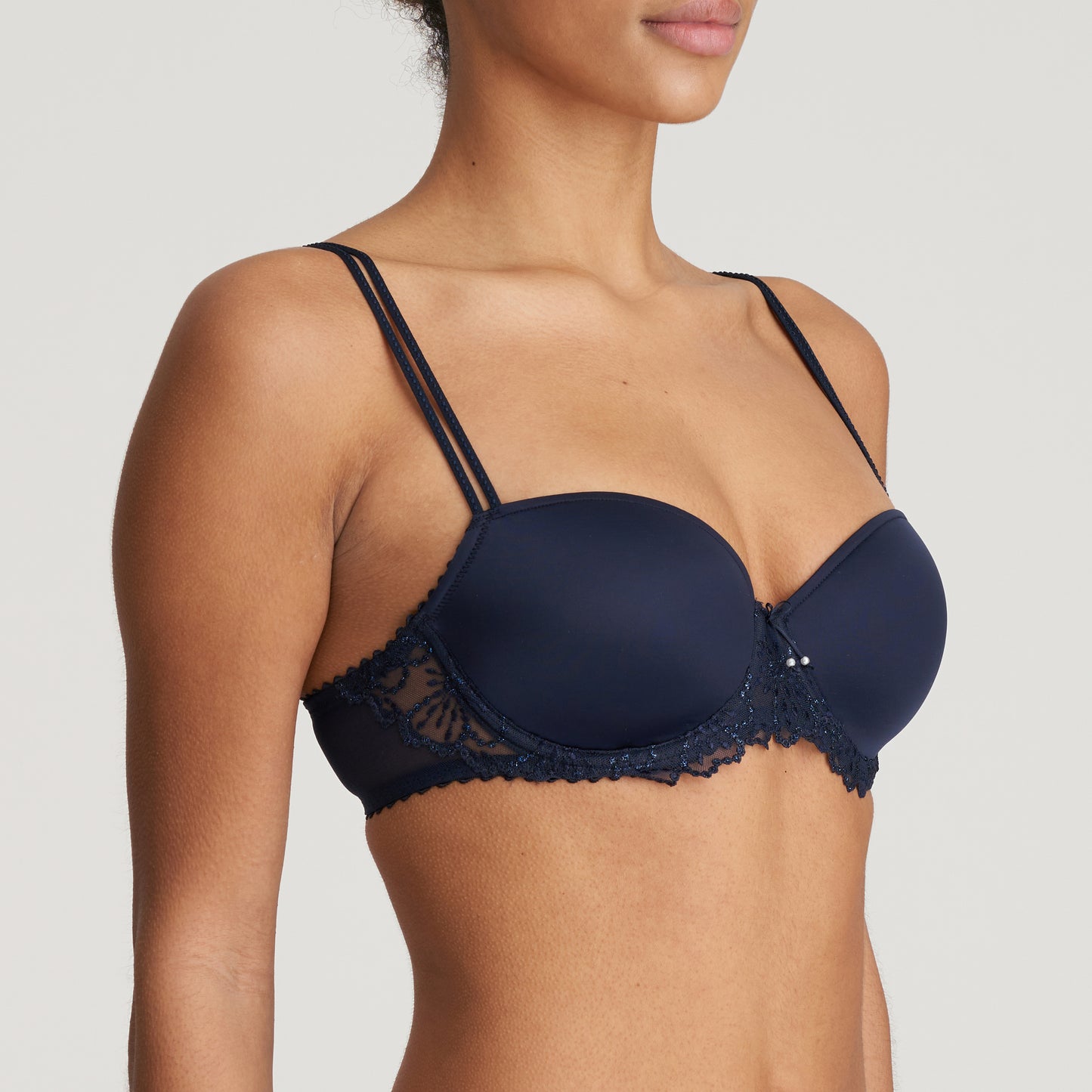 JANE Unterlegter BH (Velvet Blue)