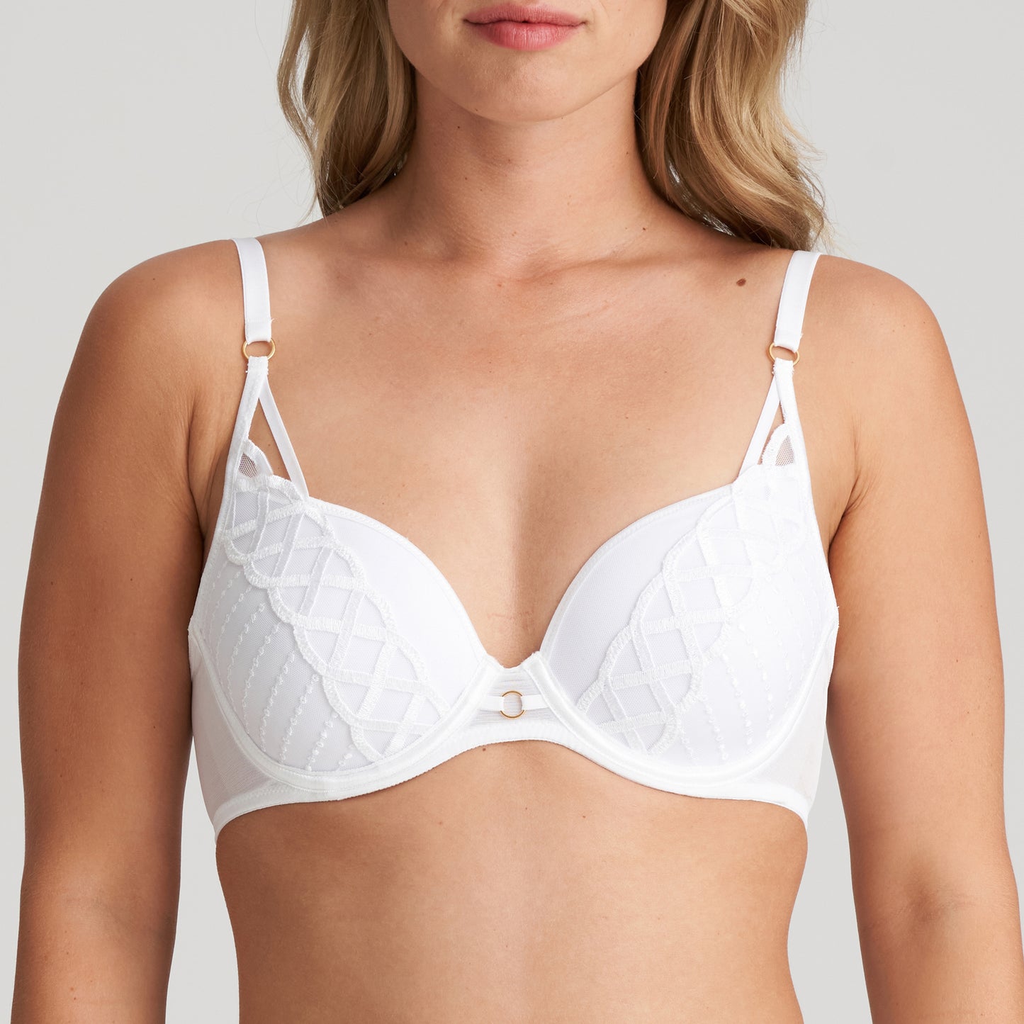 JHANA Herzform BH (Weiss)