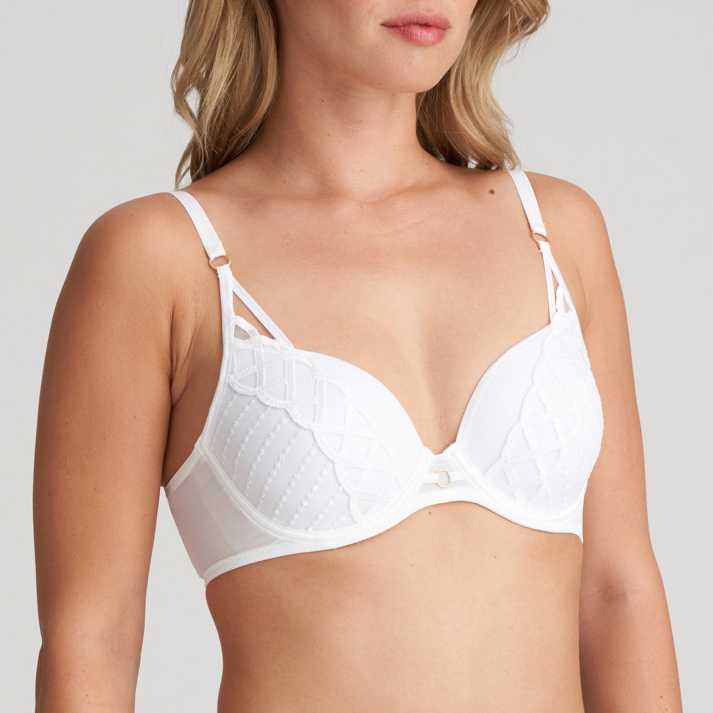 JHANA Herzform BH (Weiss)