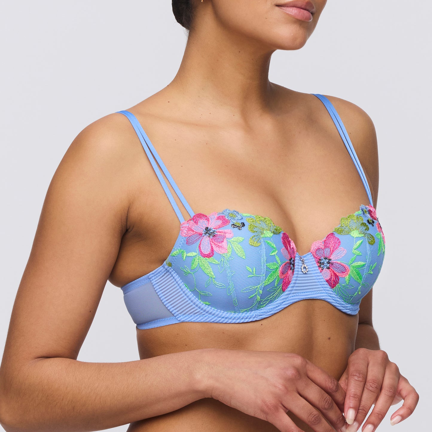 ODILLY Balconette-BH (Santorini Blue)