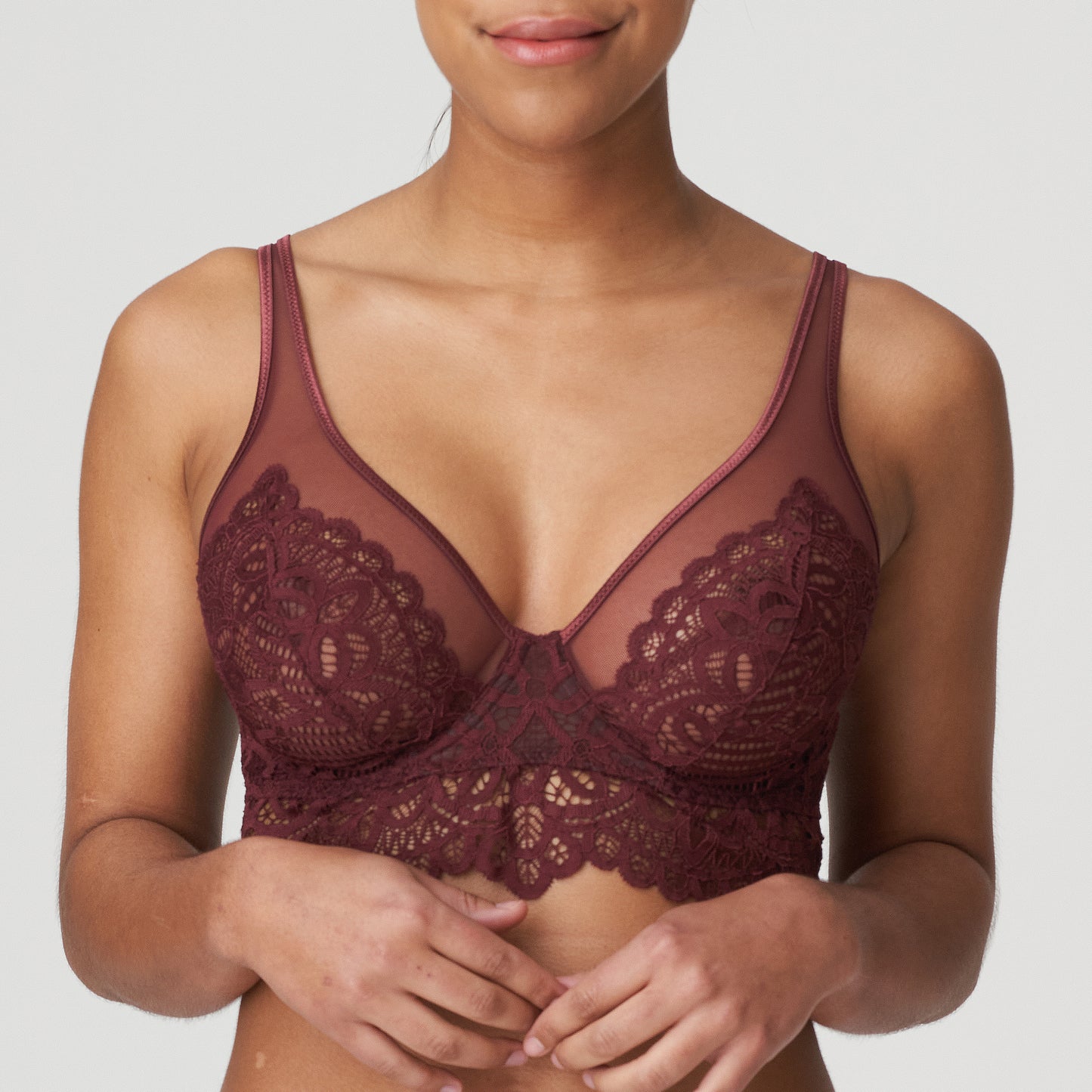 FIRST NIGHT Bralette BH (Merlot)