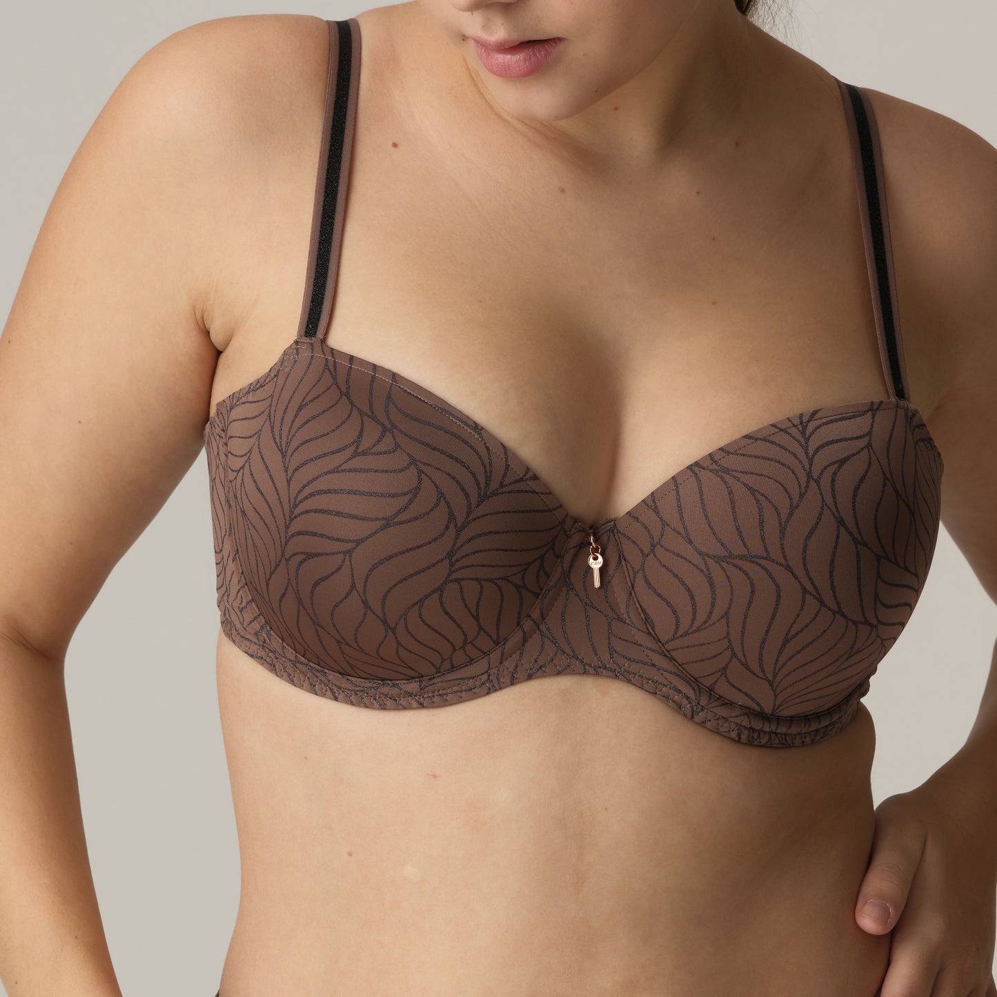 AJUSCO Push-up-BH unterlegt (Caribe Taupe)