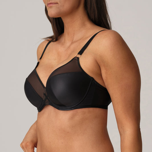 ZIPOLITE Herzform-BH unterlegt (Schwarz)