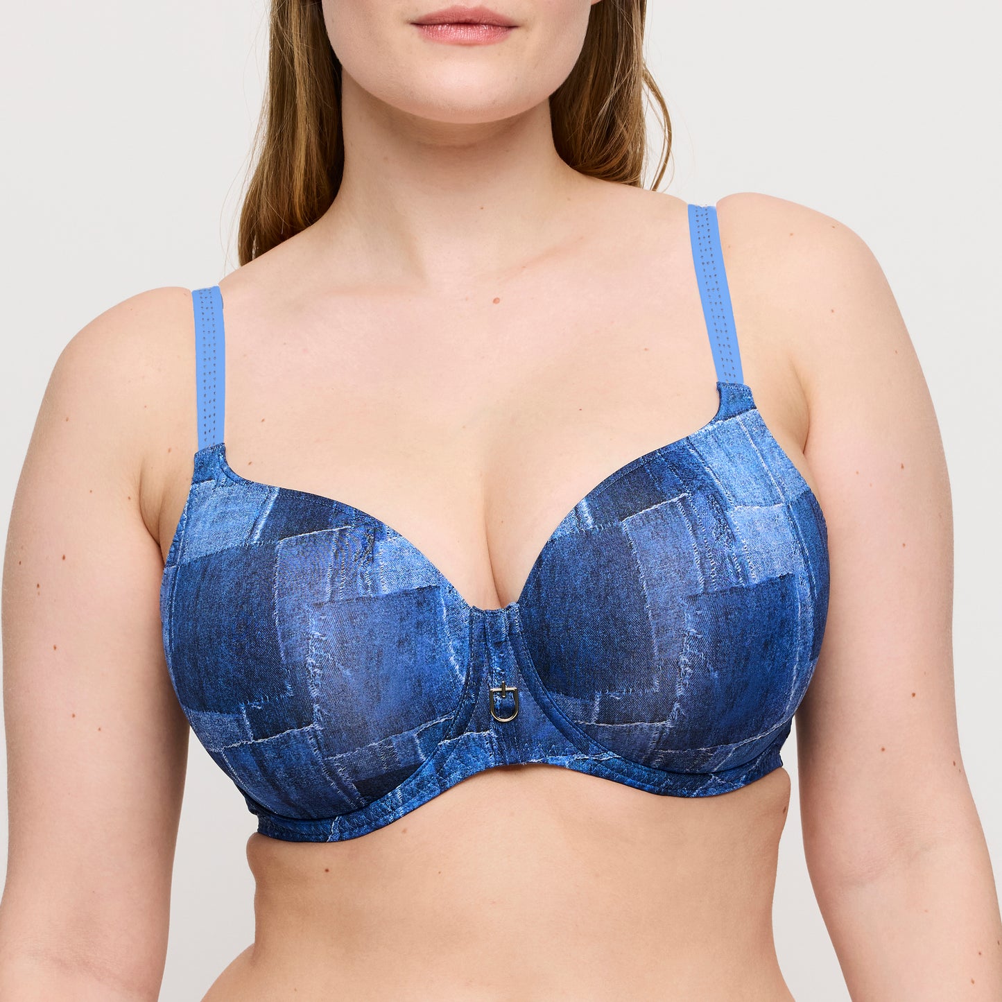MAUNA Herzform-BH (Twill Blue) 70D