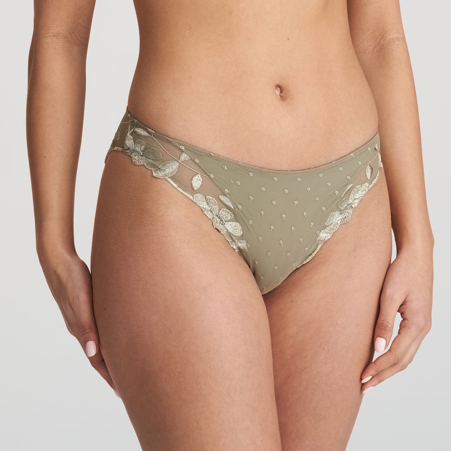 AGNES Italienischer Slip (Golden Olive)