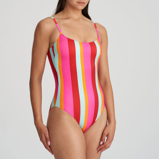 TENEDOS Unterlegter Badeanzug Bügellos