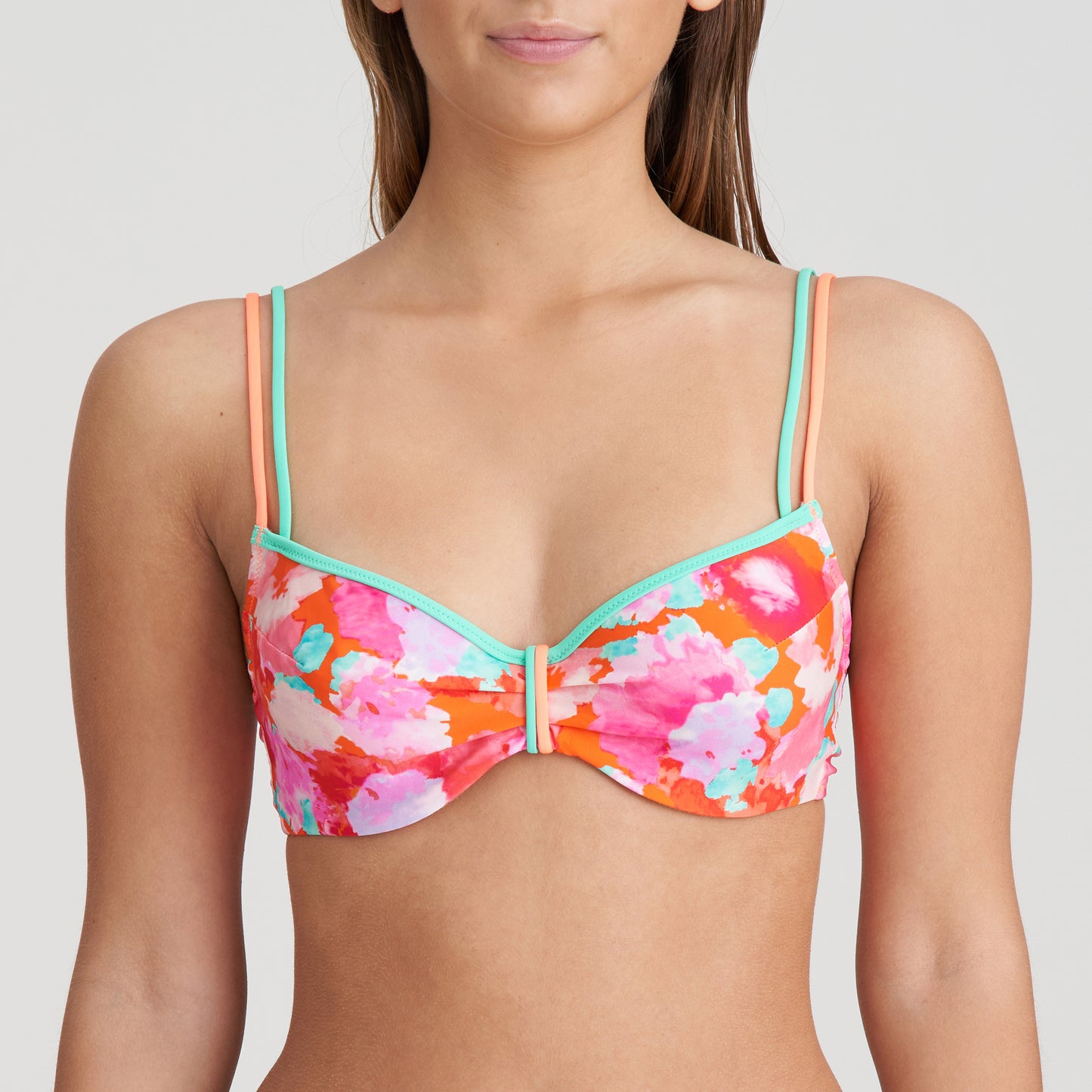 APOLLONIS Vollschalen Bikini Top (Neon Sunset)