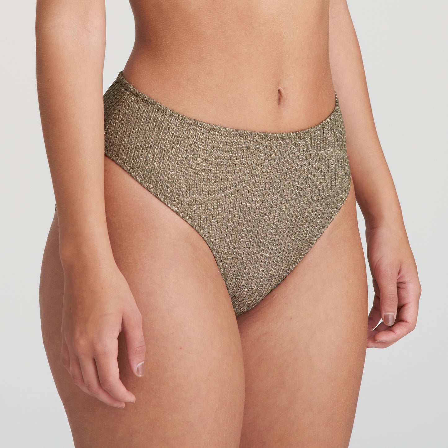 TINJIS Bikini Taillenslip (Golden Olive)