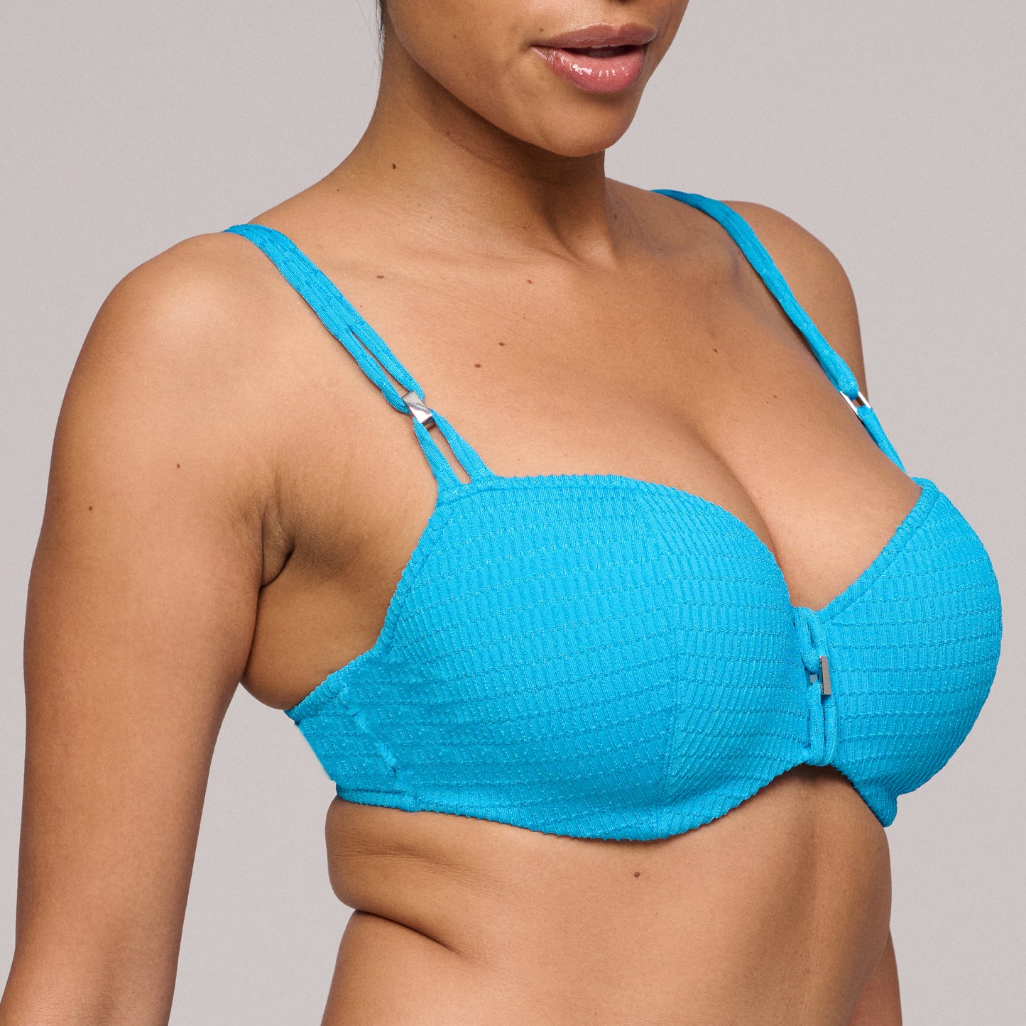 CHERILYN Balconette Bikini-Top (Sea Breeze)