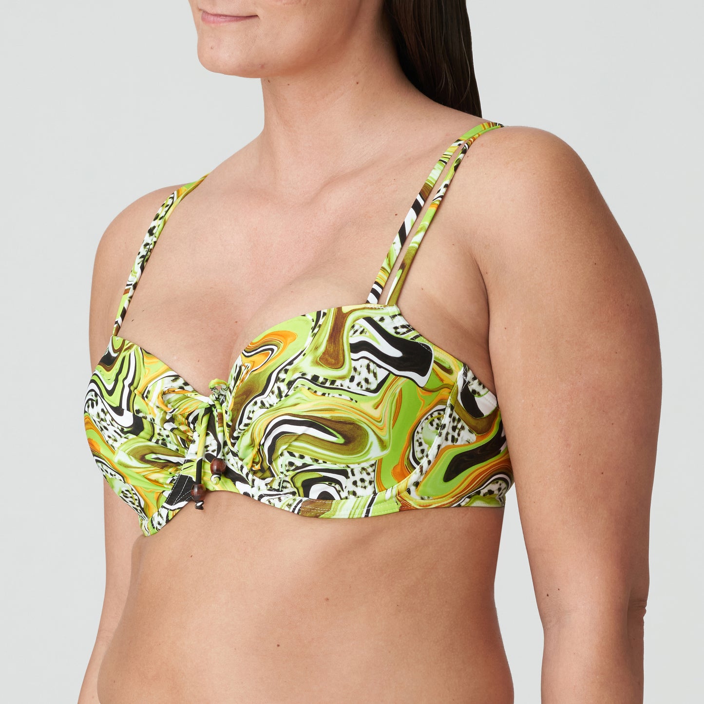 JAGUARAU Bikini Balconette (Lime Swirl)
