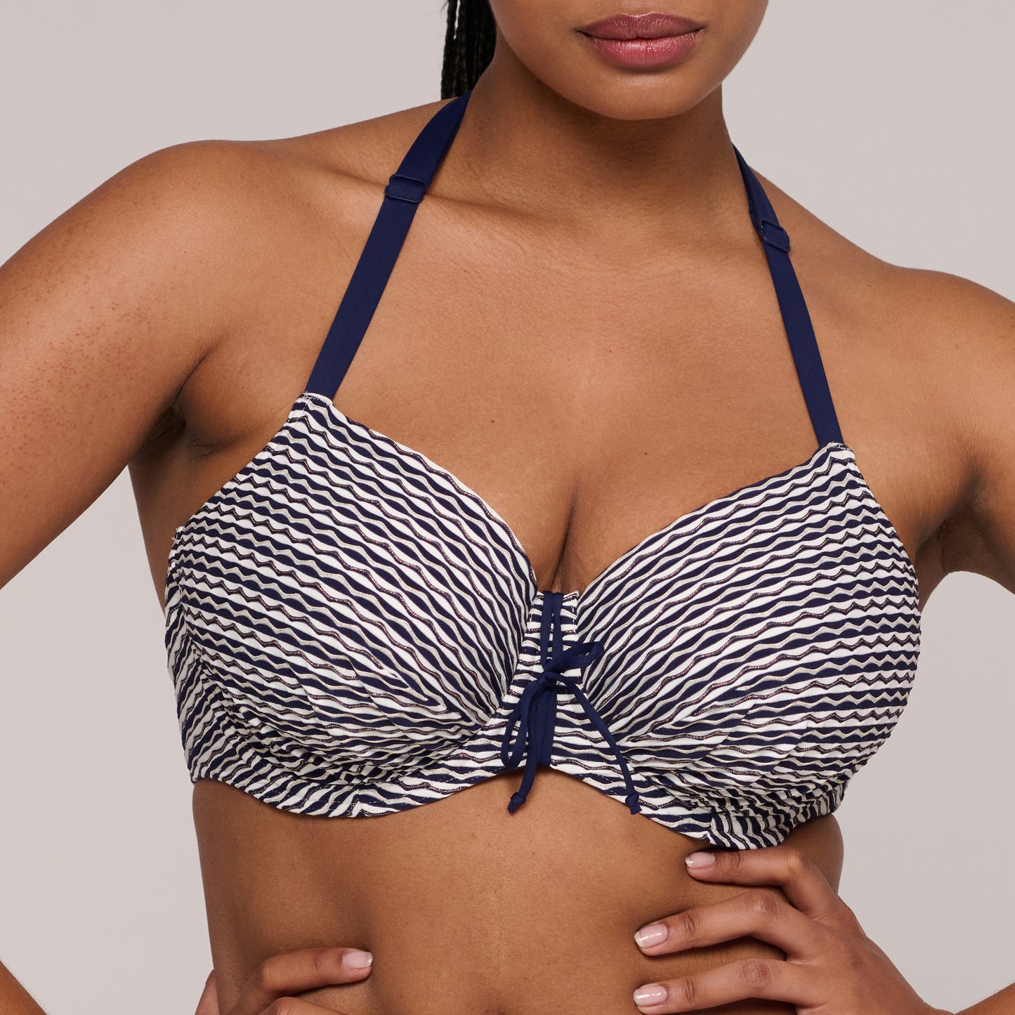 KALBA Balconette Bikini-Top (Water Blue)