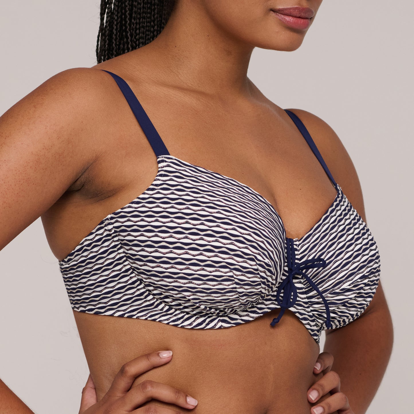 KALBA Balconette Bikini-Top (Water Blue)