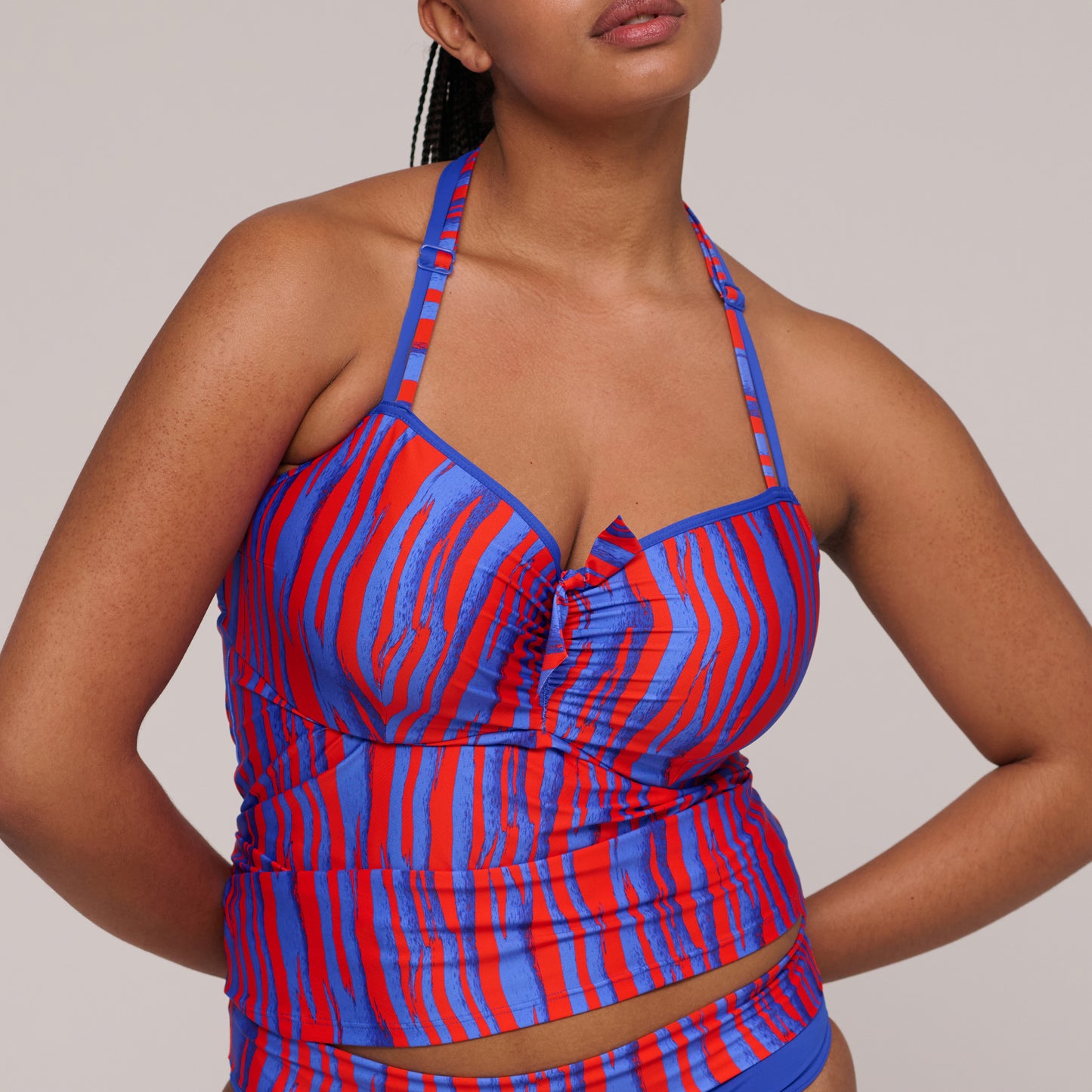 SKUDAI Tankini unterlegt (Wild Stripes)