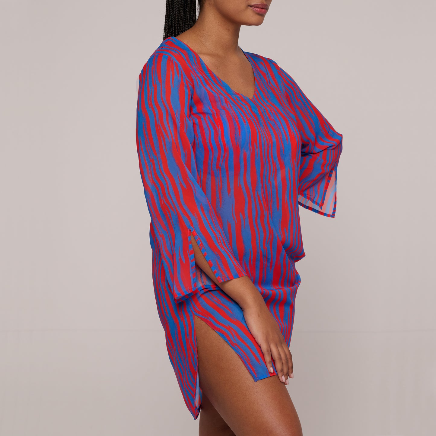 SKUDAI Kaftan (Bademode) (Wild Stripes)