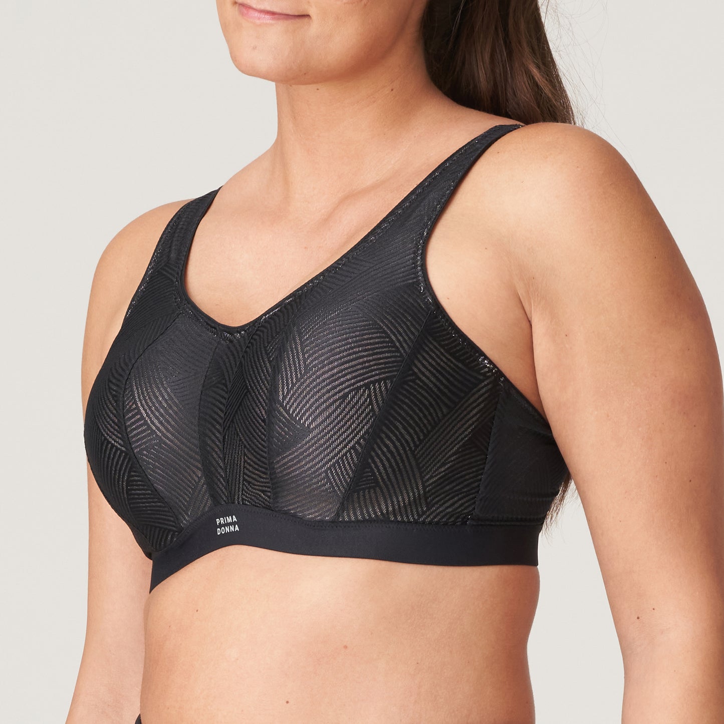 THE GAME Sport BH unterlegt (Schwarz)