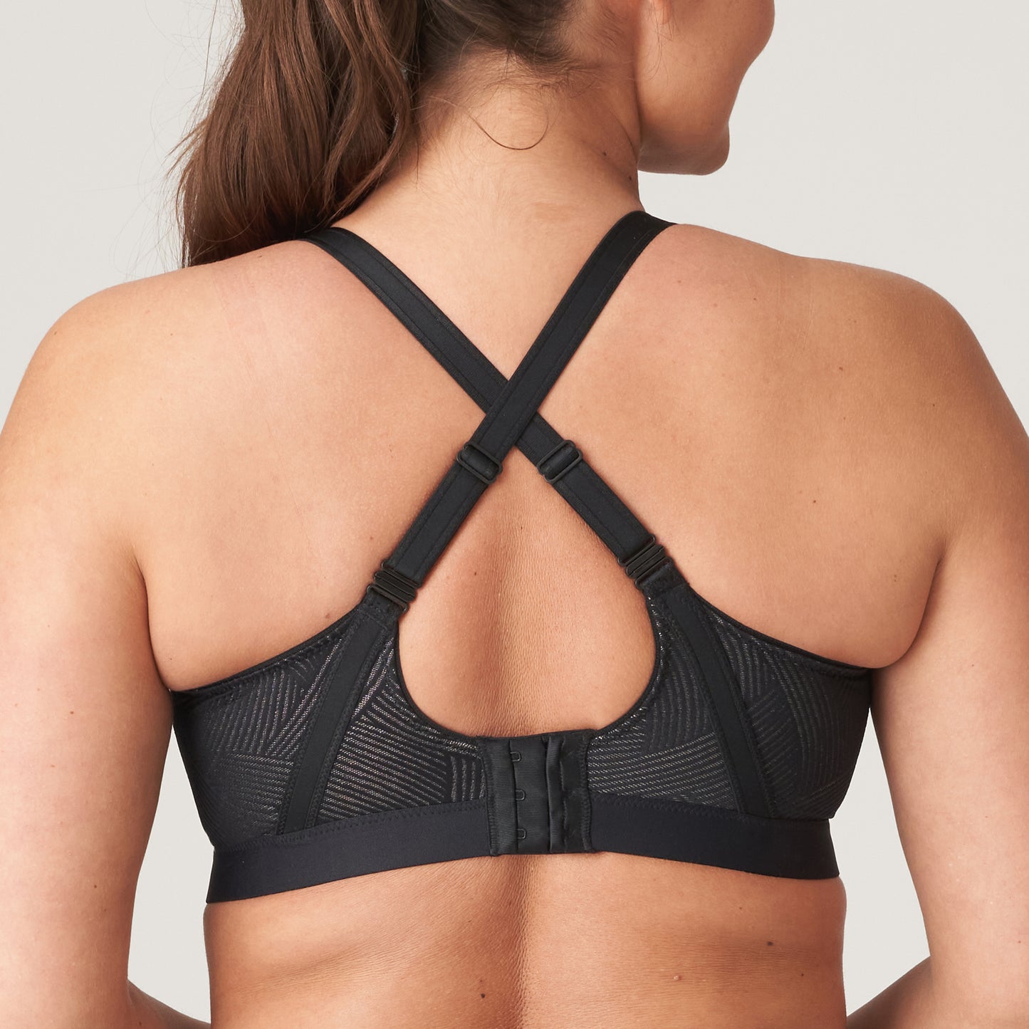 THE GAME Sport BH unterlegt (Schwarz)