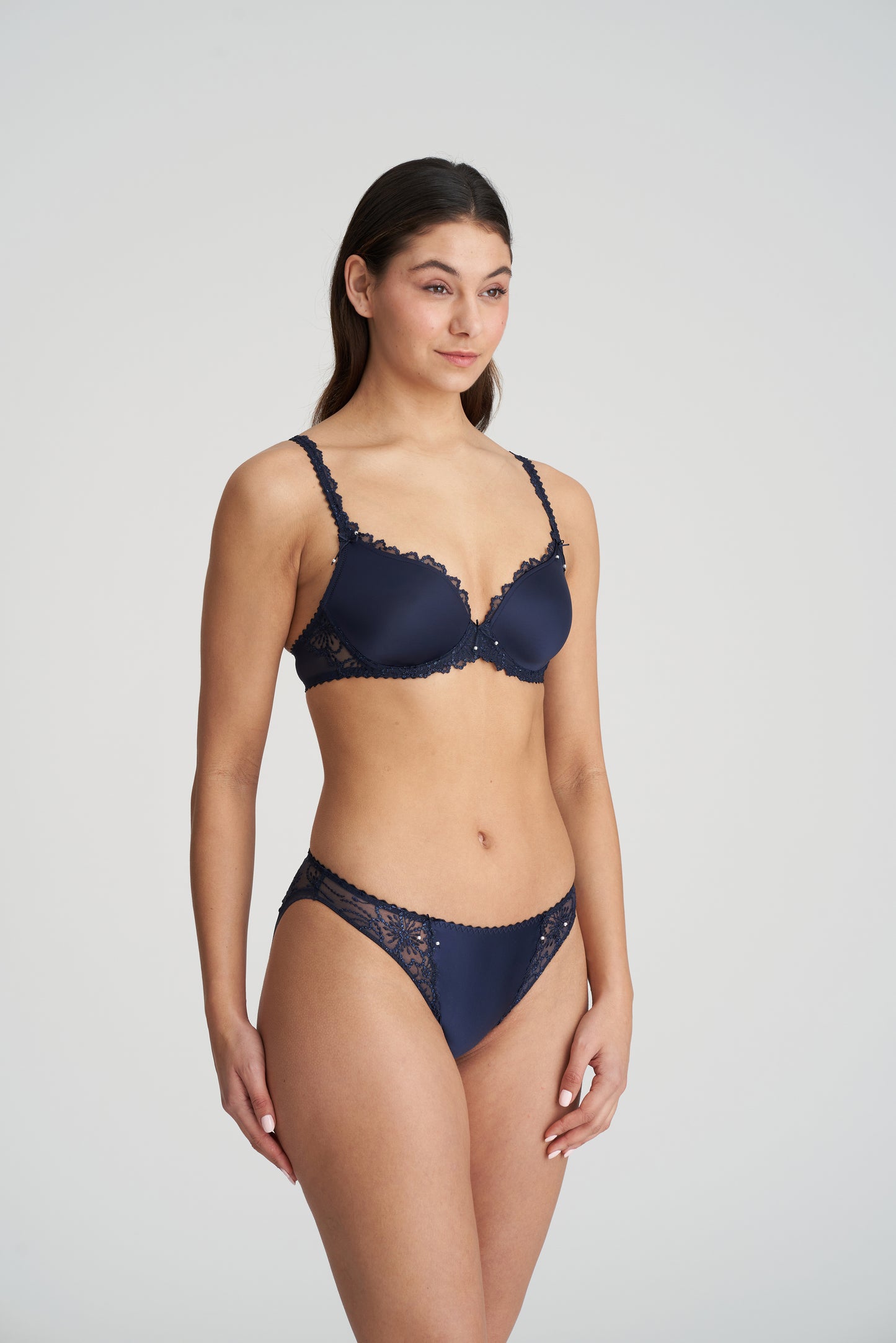 JANE Herzform BH unterlegt (Velvet Blue)