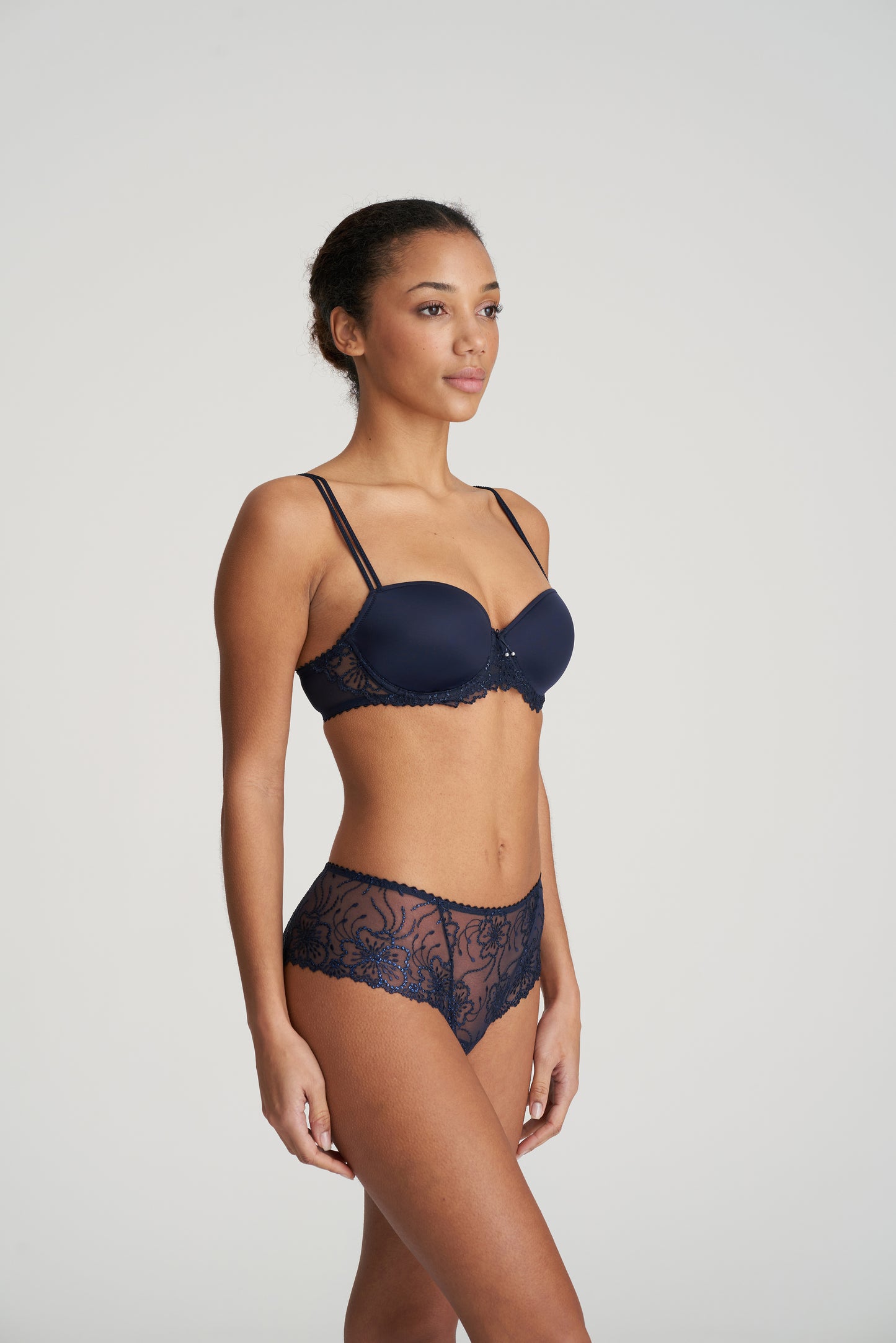 JANE Unterlegter BH (Velvet Blue)