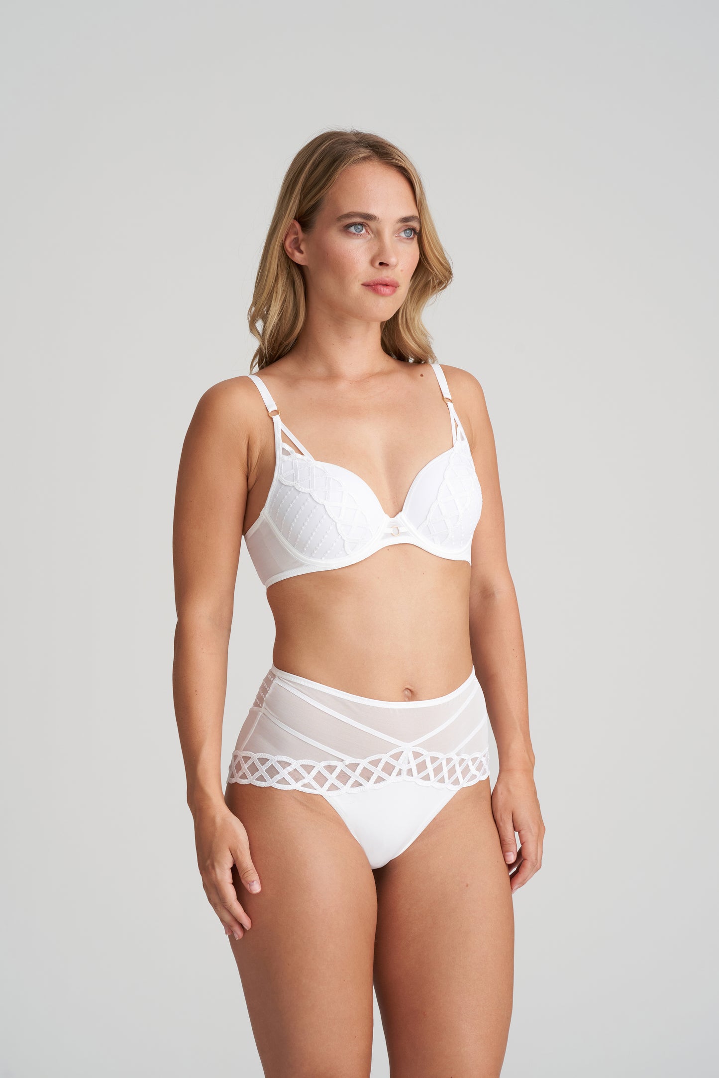 JHANA Herzform BH (Weiss)