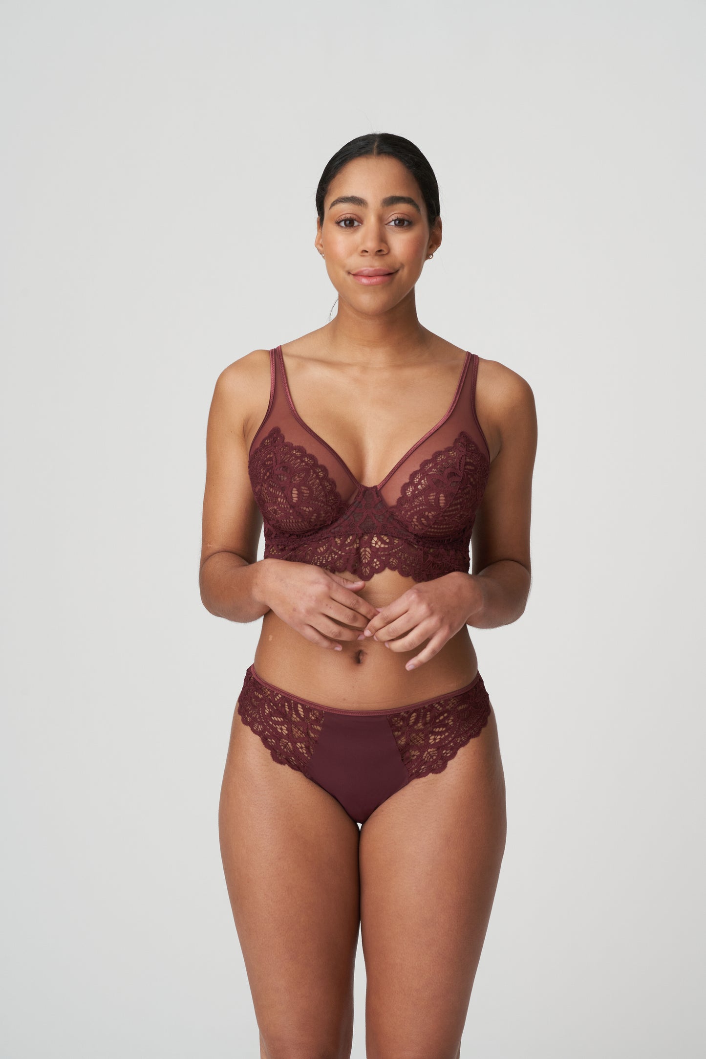 FIRST NIGHT Bralette BH (Merlot)