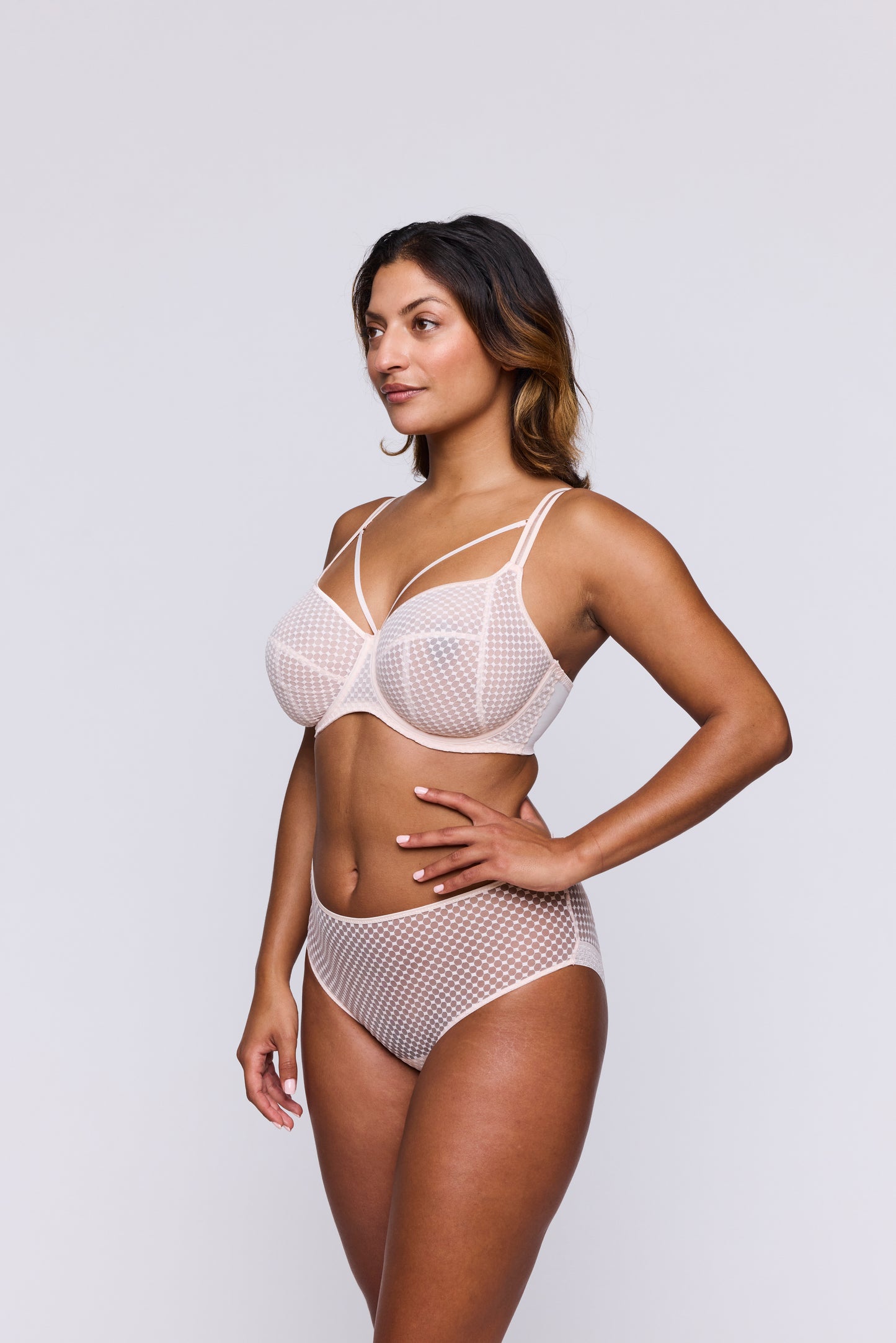 GLASS BEACH BH Vollschale (Crystal Pink)